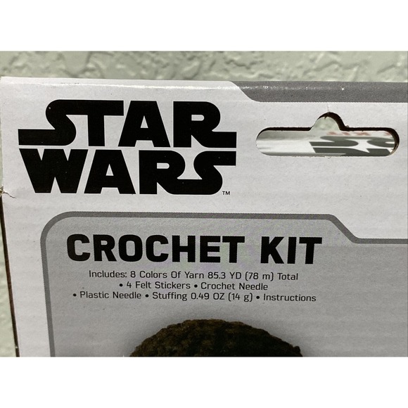 Disney STAR WARS BABY YODA GROGU Princess Leia Crochet Kit Complete Age 6+ NEW - Picture 3 of 4